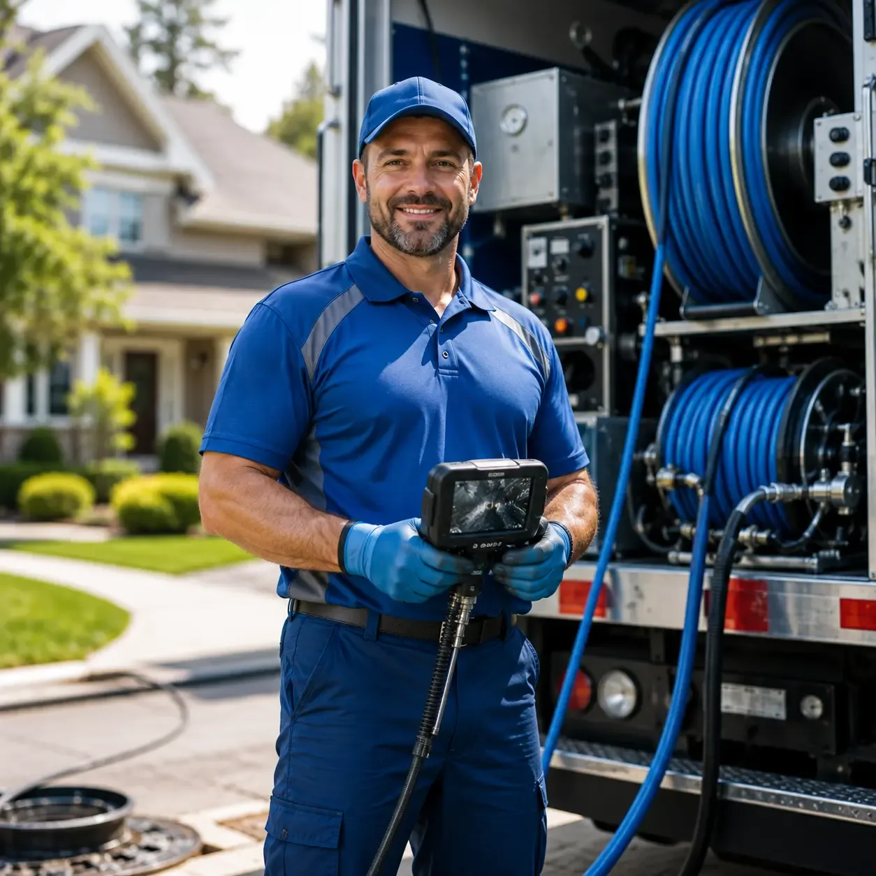 Local outdoor drain cleaning specialists in Lenzburg, IL